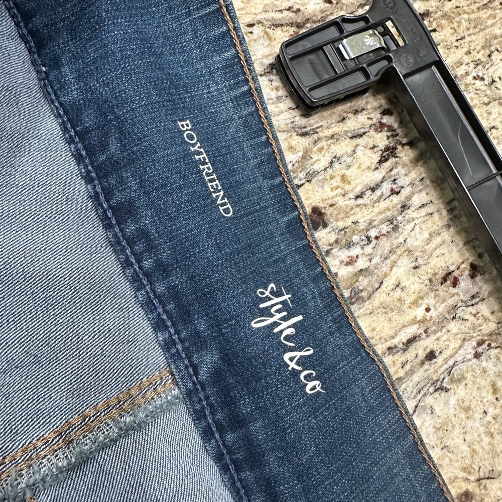 Classic Slip On Blue Women's Jeans - Picture 5 of 5